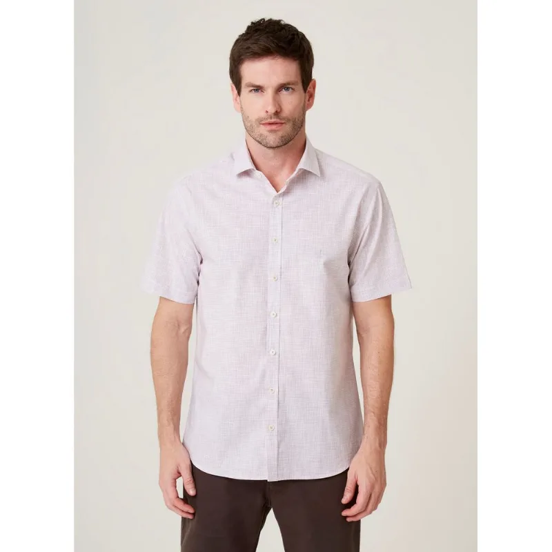 Camisa Slim Fit Xadrez Space Dyed Dudalina Masculina 4