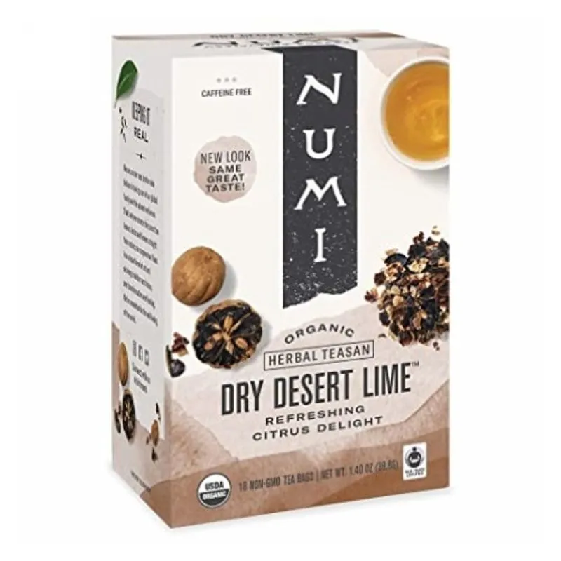 Dry Desert Teasan Lime 18 Sacos Por Numi Tea