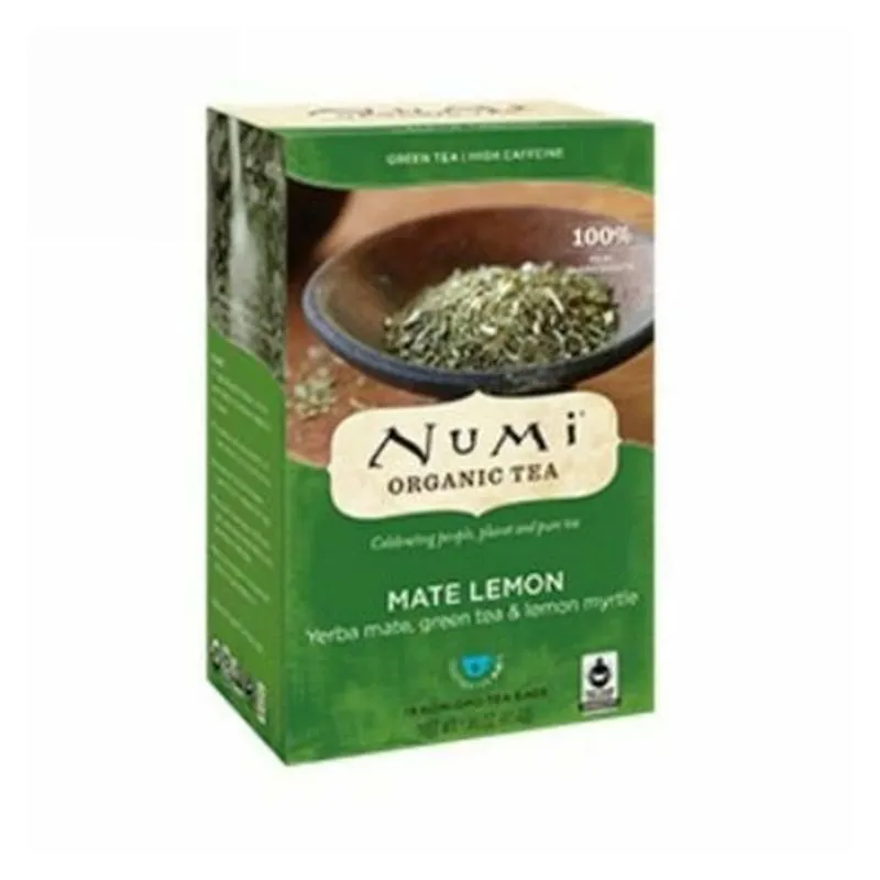 Chá Orgânico Mate Limão Da Numi Tea Chá Orgânico Mate Limão
