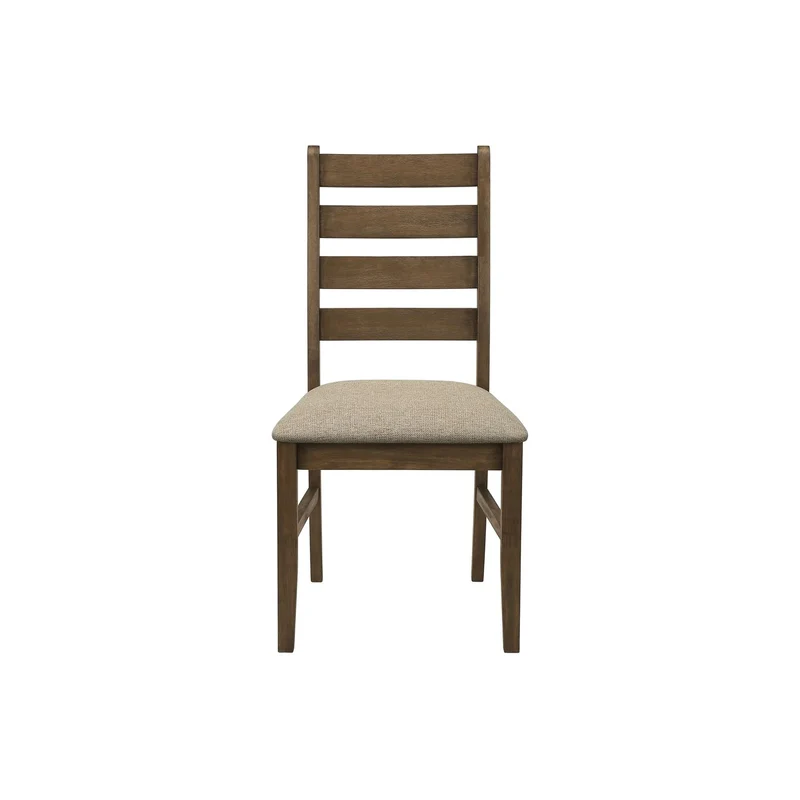 Transitional Dining Chair (Set of 2) Dark Brown
