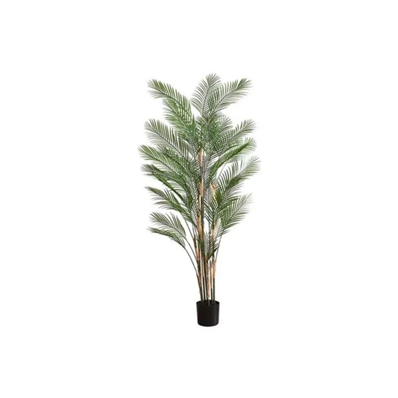 Monarch Specialties 83-in Artificial Palm Tree in Black Pot