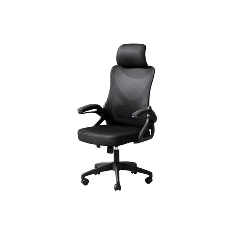 Monarch Specialties Black Mesh/Metal Swivel Ergonomic Modern Office Chair on Wheels