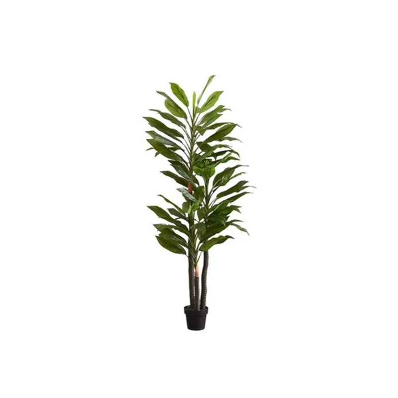 Monarch Specialties 83-in Tall Indoor Decorative Artificial Dracaena Tree in Black Pot