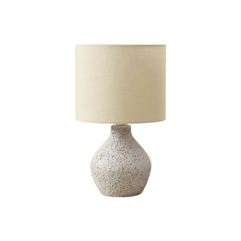 Monarch Specialties 16-in Beige Resin Contemporary Table Lamp with Beige Shade