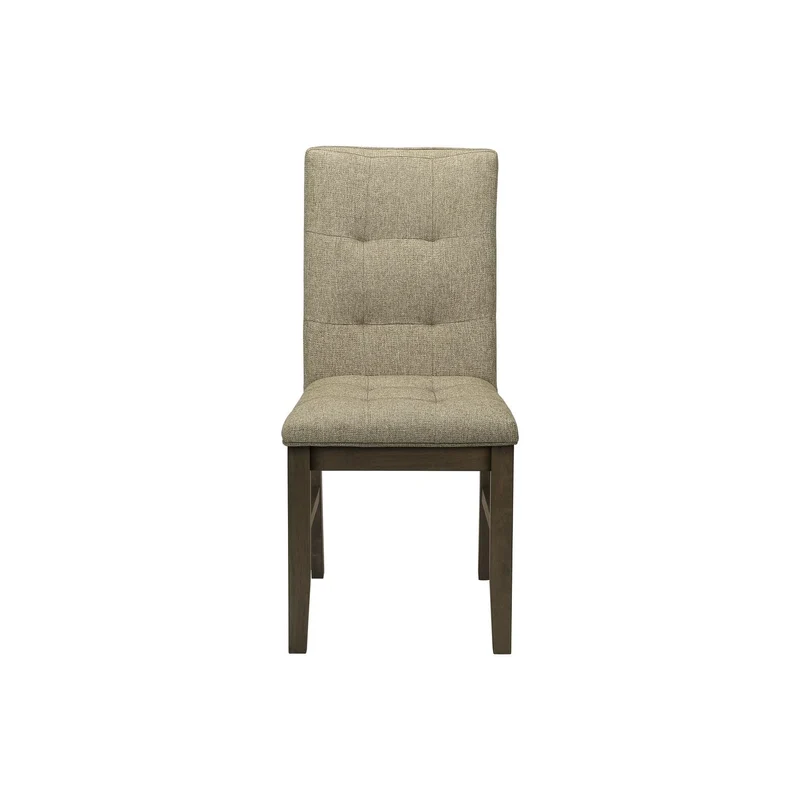Transitional Upholstered Dining Chair For Dining Room (Set of 2) Light Brown