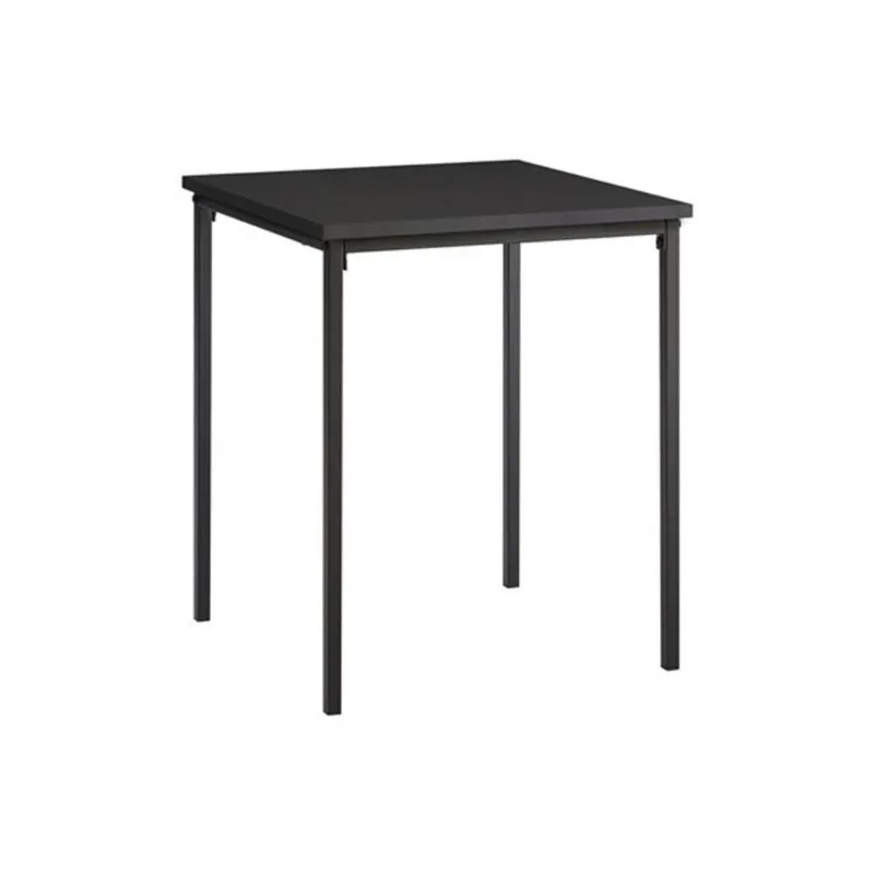 Monarch Specialties Accent Table w/ Wood Top and Metal Legs 22-in - Contemporary - Black