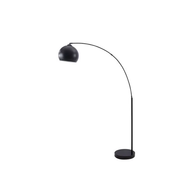 Monarch Specialties Floor Lamp 74-in with Black Metal Shade