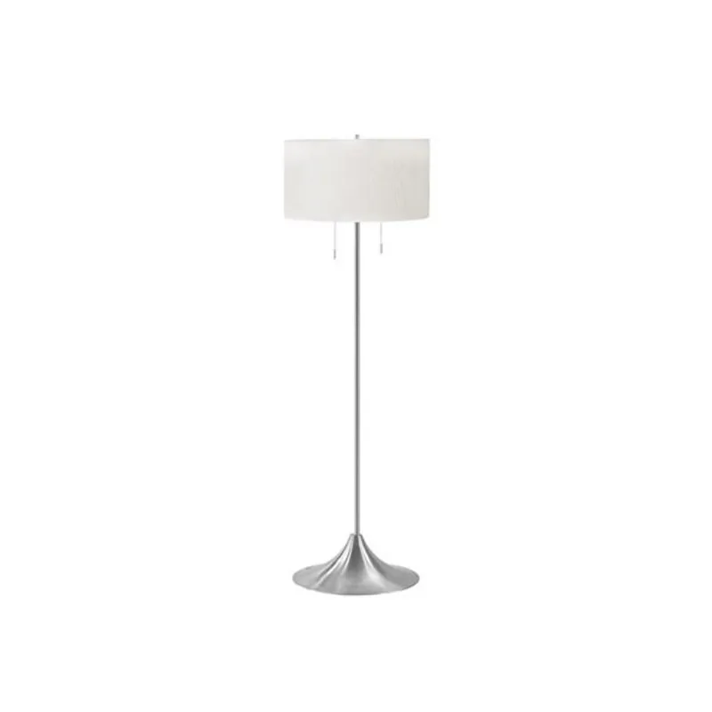 Monarch Specialties Floor Lamp 60.5-in with Ivory/Cream Shade