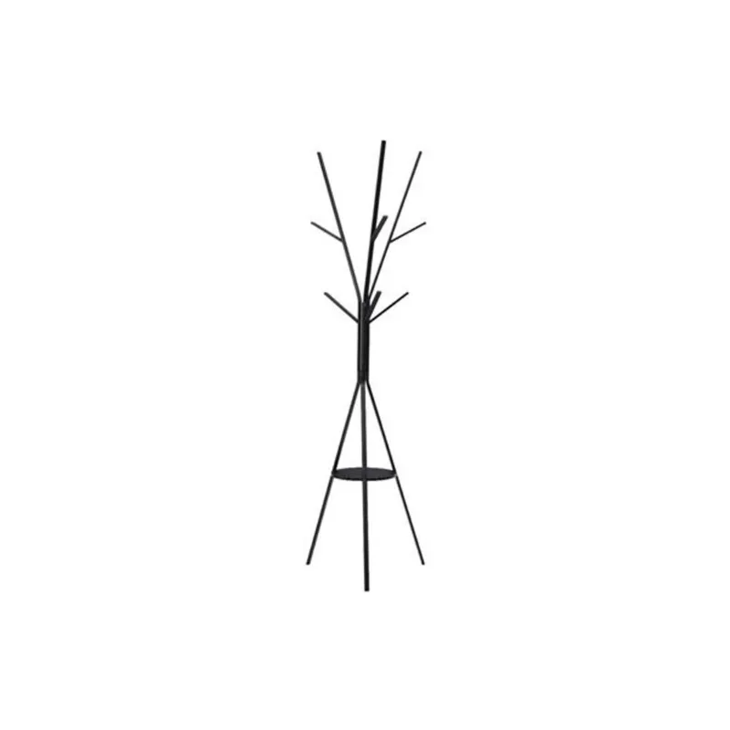 Monarch Specialties Coat Stand 6-Hook 72-in in Steel - Black