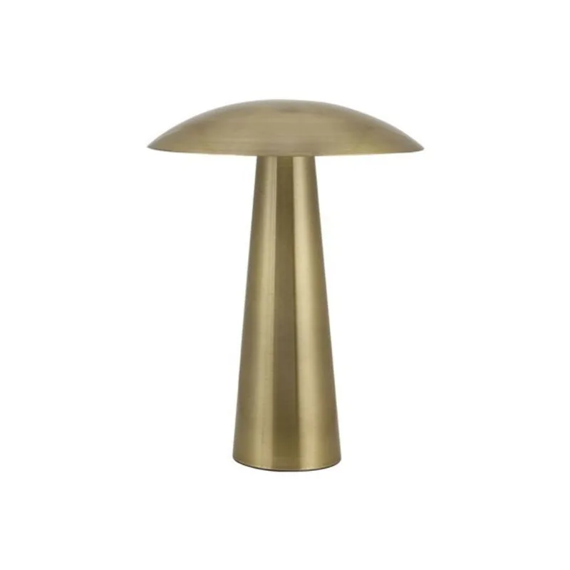 Monarch Specialties Contemporary LED Table Lamp 12-in – Gold Metal