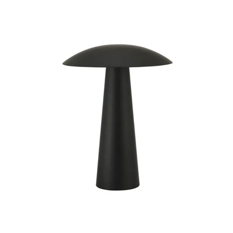 Monarch Specialties Contemporary LED Table Lamp 12-in – Black Metal