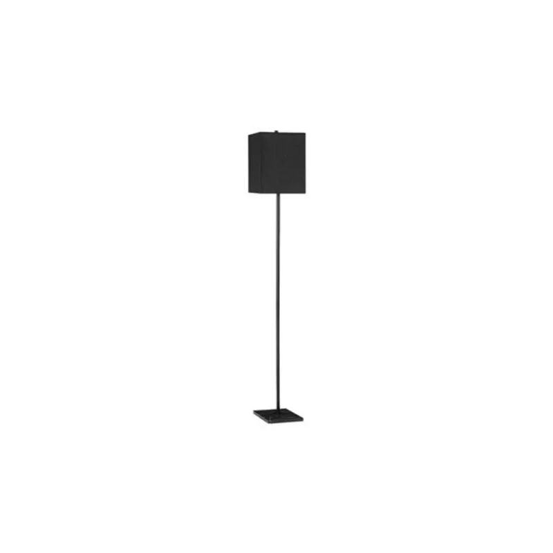 Monarch Specialties Contemporary Floor Lamp 62-in – Black Metal/Black Shade