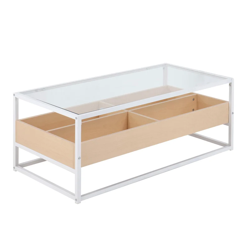 Display Contemporary Table Beige / Coffee Tables