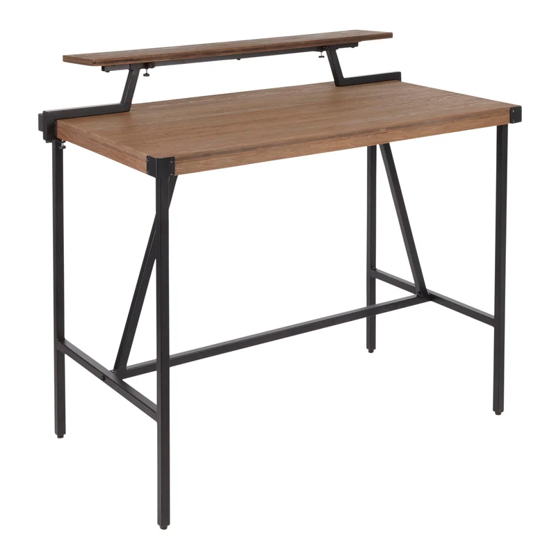 Gia - Industrial Counter Table Black