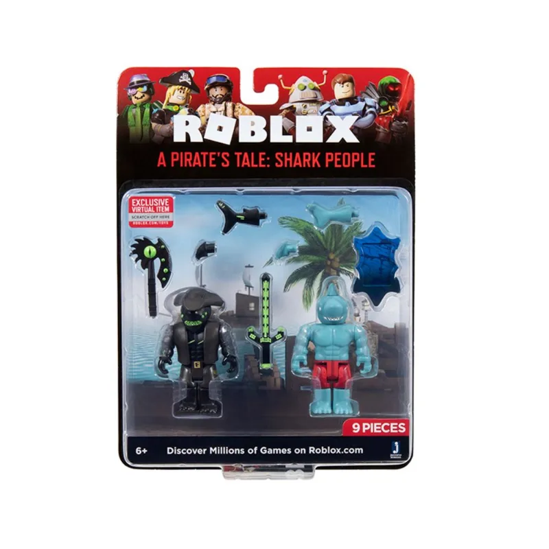 Figura roblox x 2 de 7.5 cm con accesorios