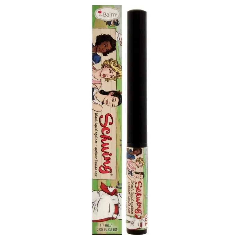 Delineador Líquido The Balm Schwing Black Para Mulheres 1,4 Ml