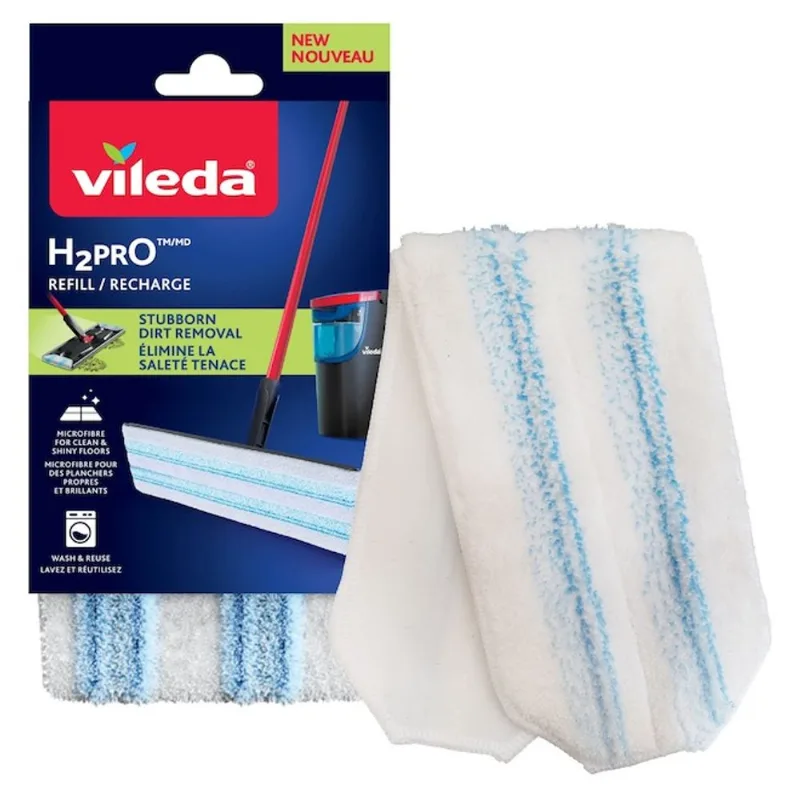 Vileda H2prO Flat Mop in Microfiber