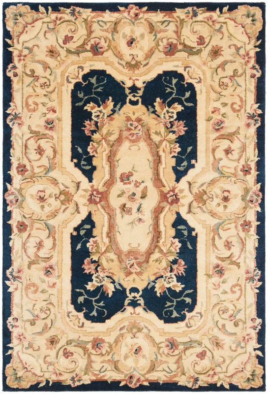 Safavieh Empire 824 Rug, EM824 NAVY / BEIGE / 6' x 9'