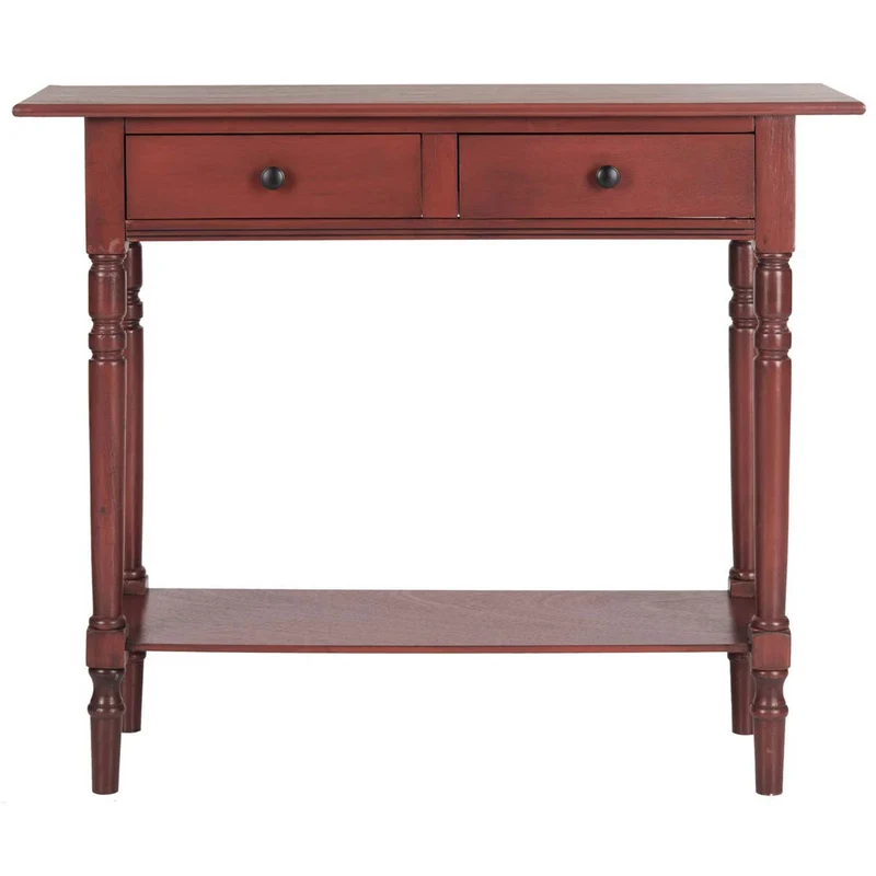 Safavieh Rosemary 2 Drawer Console , AMH5705 Red