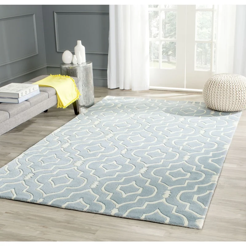 Safavieh Chatham 736 Rug, CHT736 Blue / Ivory / 2' X 3'