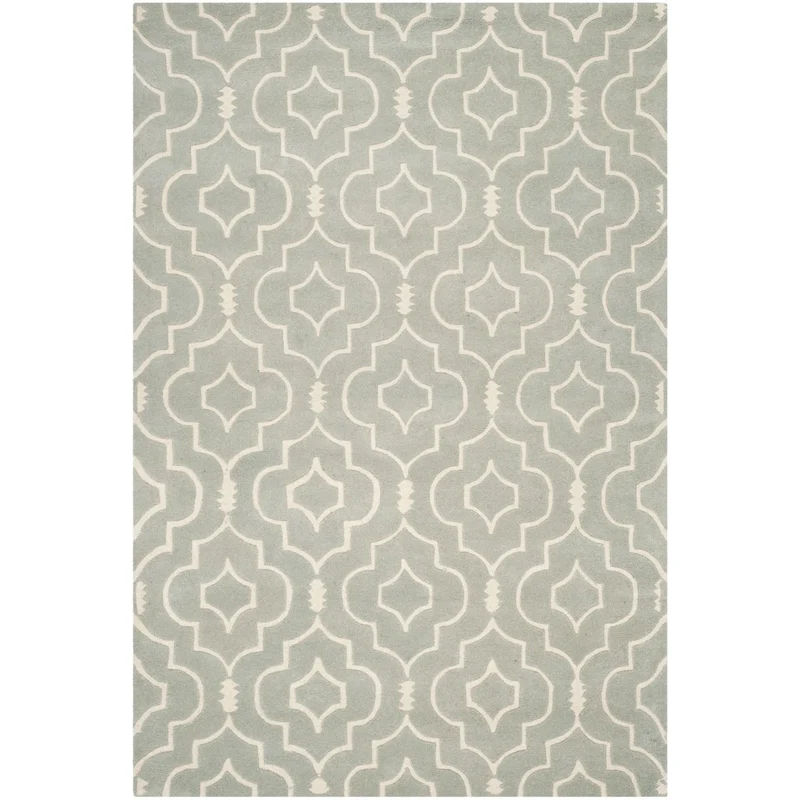 Safavieh Chatham 736 Rug, CHT736 Grey / Ivory / 6' X 9'
