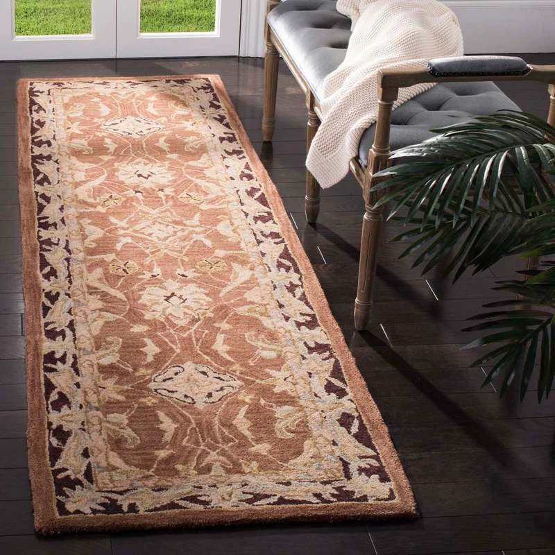 Safavieh Anatolia 545 Rug, AN545 Brown / Plum / 9' X 12'