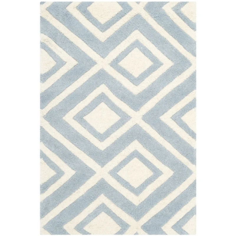 Safavieh Chatham 742 Rug, CHT742 Blue / Ivory / 2' X 3'