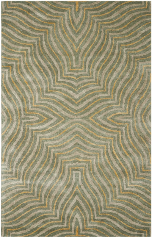 Soho 382 Rug | Safavieh - SOH382 BLUE / IVORY / 5'-0" x 8'-0"