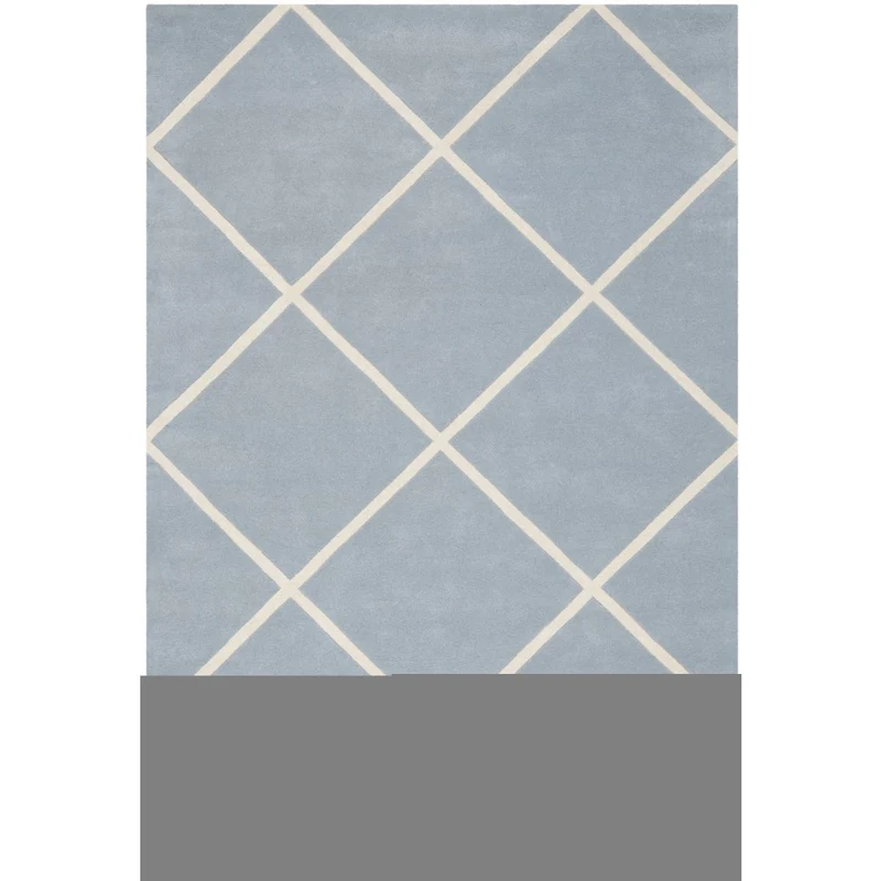 Safavieh Chatham 720 Rug, CHT720 Blue / Ivory / 6' X 9'