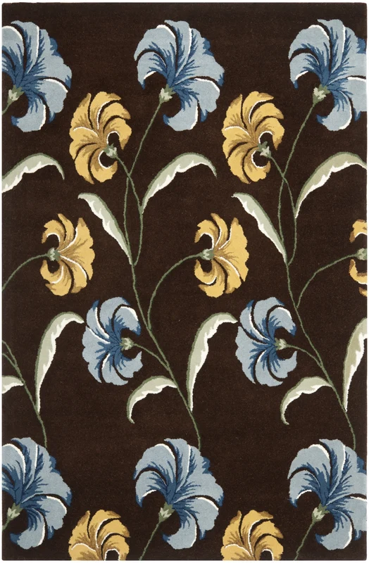 Soho 767 Rug | Safavieh - SOH767 BROWN / MULTI / 5'-0" x 8'-0"