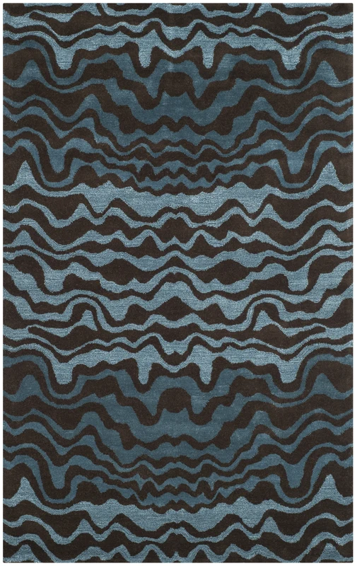Soho 417 Rug | Safavieh - SOH417 BLUE / BROWN / 9'-6" x 13'-6"