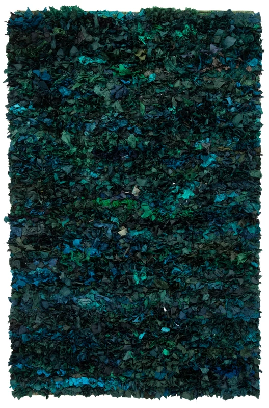 Safavieh Rio Shag 951 Rug, SG951 GREEN / MULTI / 5'-0" x 8'-0"