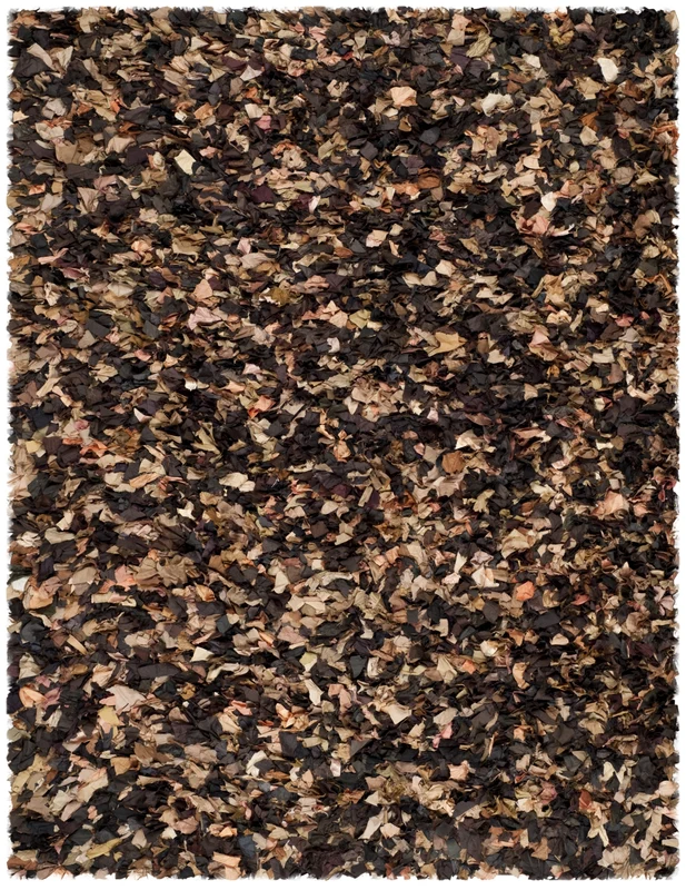 Safavieh Rio Shag 951 Rug, SG951 BROWN / MULTI / 8'-0" x 10'-0"