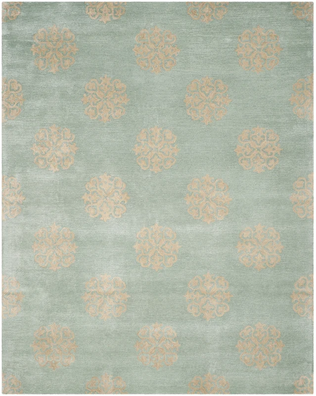 Soho 424 Rug | Safavieh - SOH424 TURQUOISE / 6'-0" x 6'-0" Round