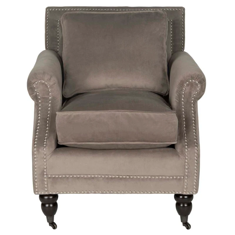 Safavieh Karsen Club Chair, MCR4534 Mushroom