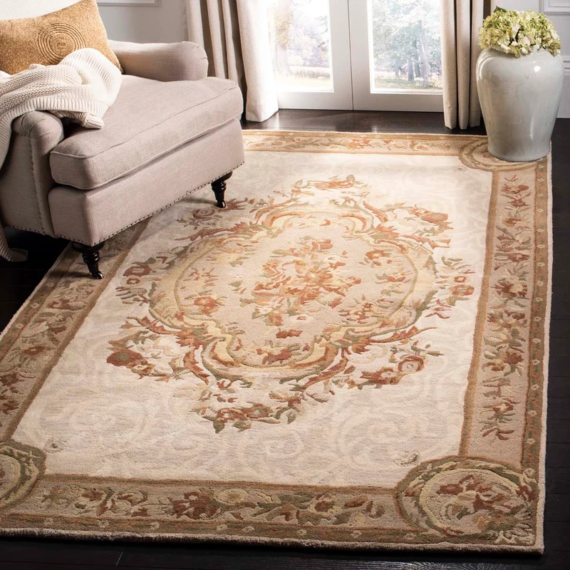 Safavieh Empire 414 Rug, EM414 Ivory / Light Grey / 2' X 3'