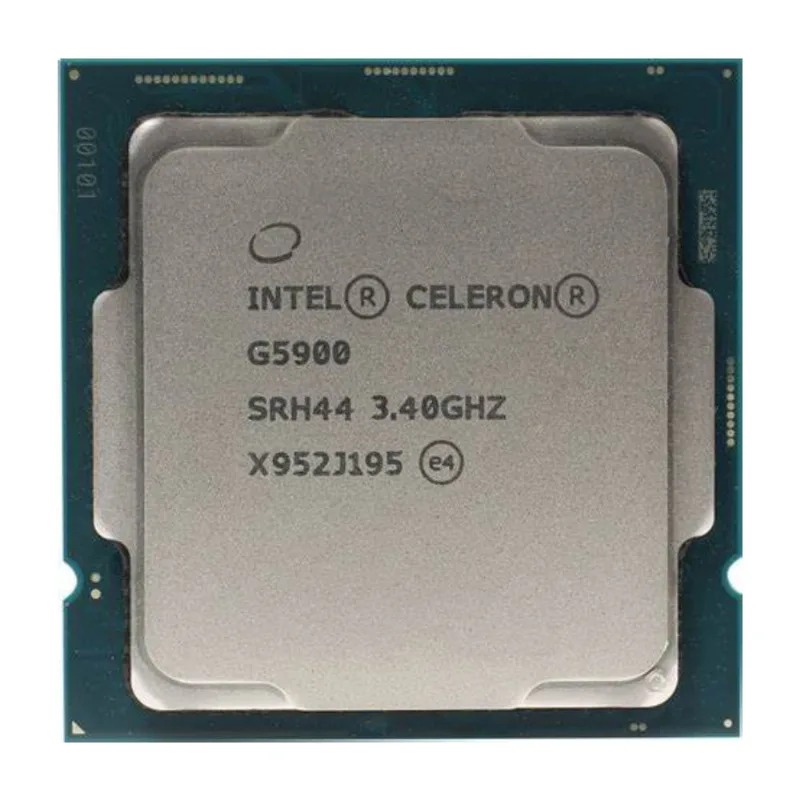 Cpu Intel Celeron G5900 De 3,4 Ghz Com 2 Núcleos E 2 Threads Lga 1200