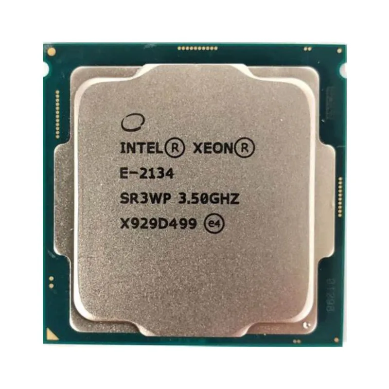 Cpu Intel Xeon E-2134 De 3,5 Ghz, 4 Núcleos, 8 Fios, 14 Nm, Lga 1151