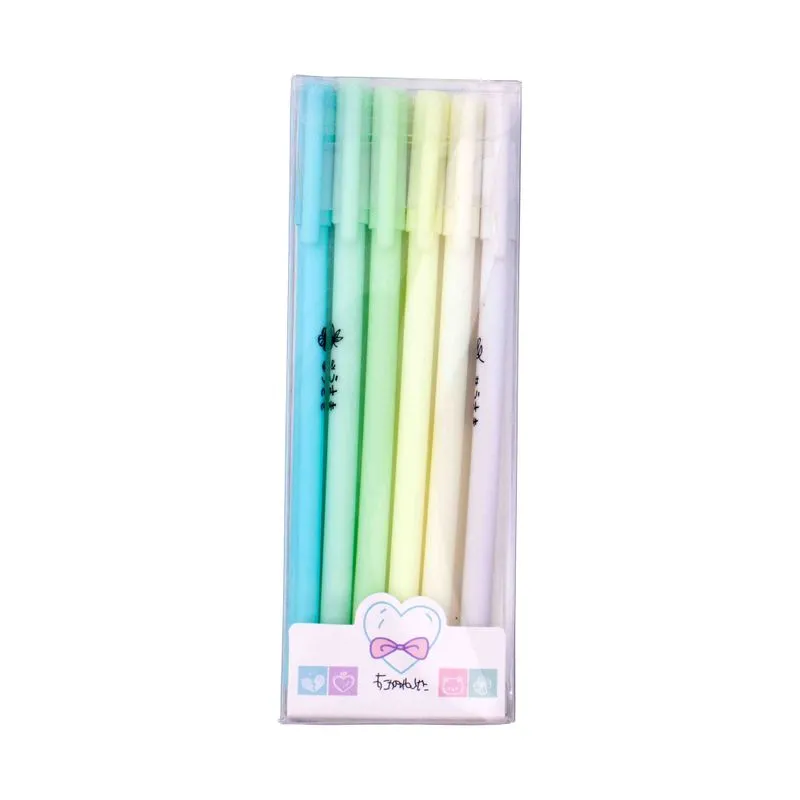 Caneta Esferográfica 0.5Mm Monocromatica Com 06 Peças 105 - Colorido Perolado Ab
