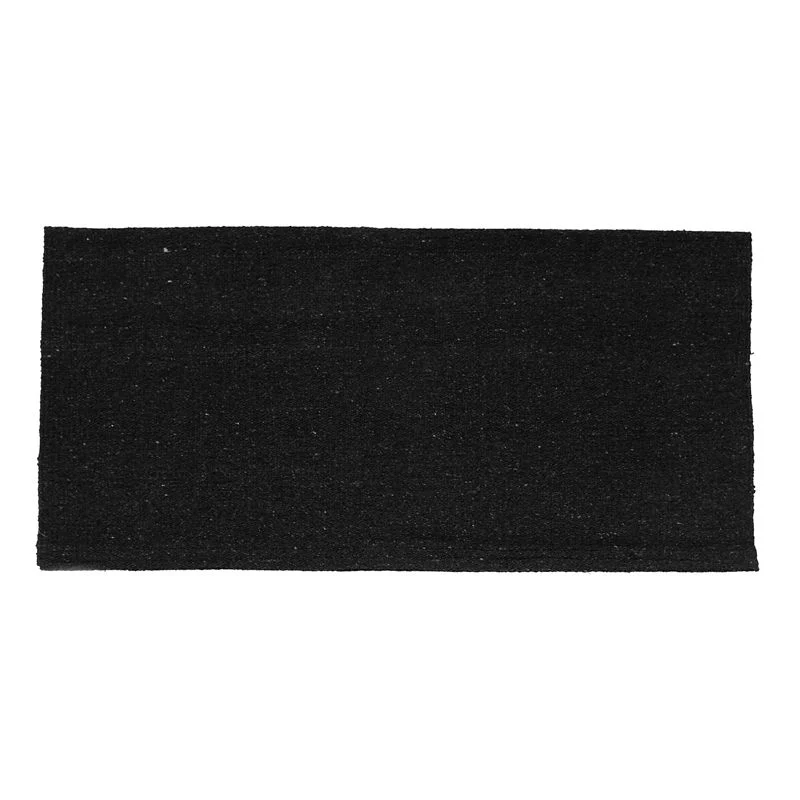 Tough1 Lightweight Acrylic Solid Color Saddle Blanket Black / 32 x 32