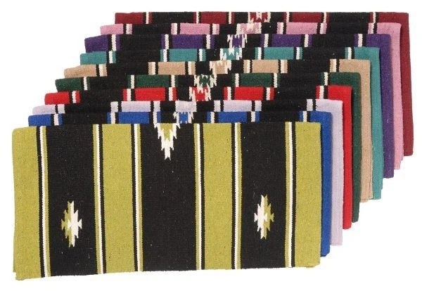 Tough1 Sierra Saddle Blanket 32x32 Red Black Cream / 32 x 32