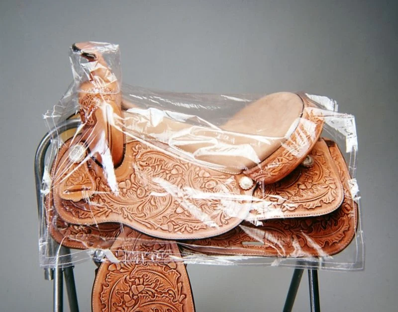 Tough1 600 Denier Western Saddle Cover Clear / 7" x 8 1/2"