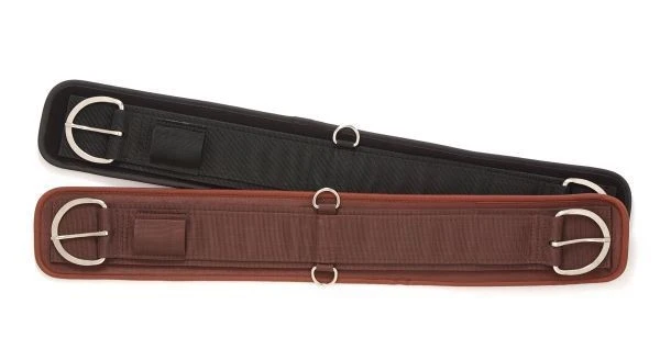 Performers 1st Choice Air-Flow Waffle Weave Girth Black / 24