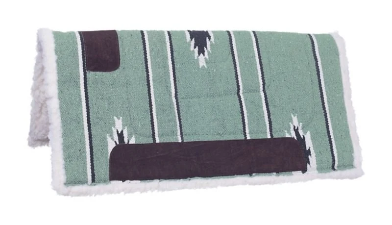 Tough1 Sierra Saddle Pad 30x30 Lime Black Cream / 30 x 30