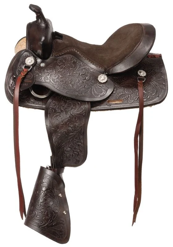 King Series Jr Plainsman Youth Saddle Dark Oil / 12"