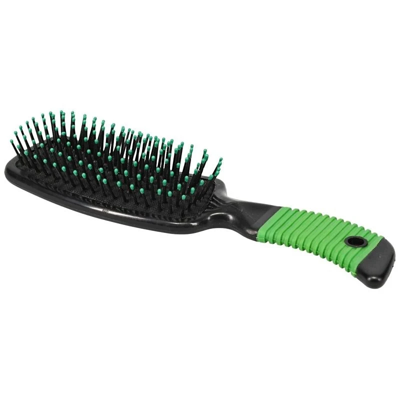Tough1 Mane and Tail Brush Neon Green / 8 1/2" Long