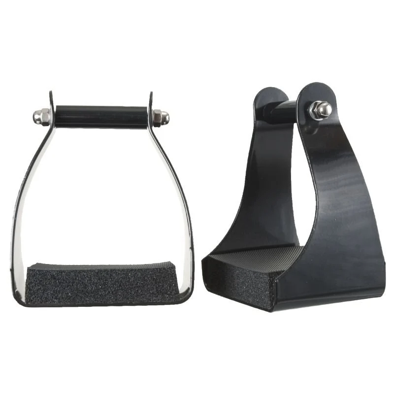 Tough1 Aluminum Endurance Trail Stirrups Black / 2.5