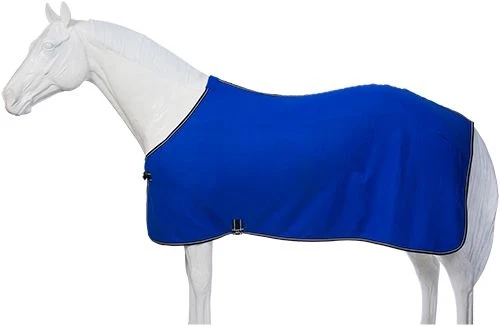 Tough1 Softfleece Blanket Liner/Sheet with Adjustable Leg Straps Royal Blue / Small