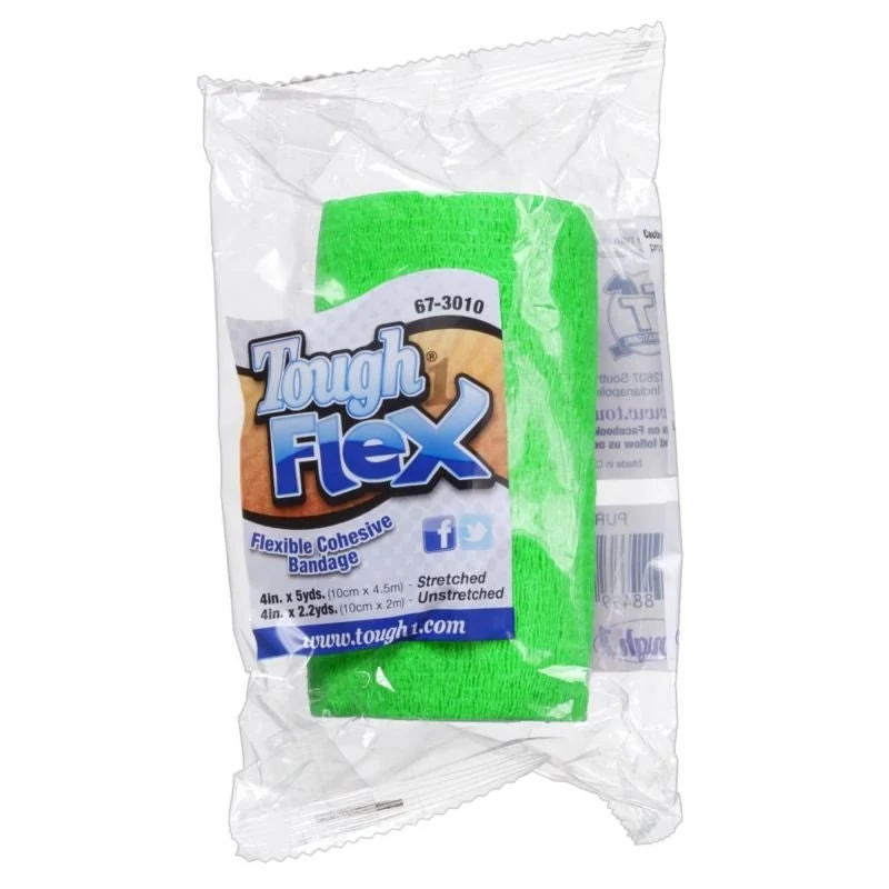 Tough1 Tough Flex Vet Bandage Neon Green / 6' x 9'