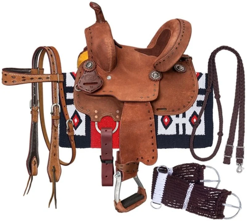 Royal King Branson Roughout Barrel Saddle Pkg Roughout / 8"